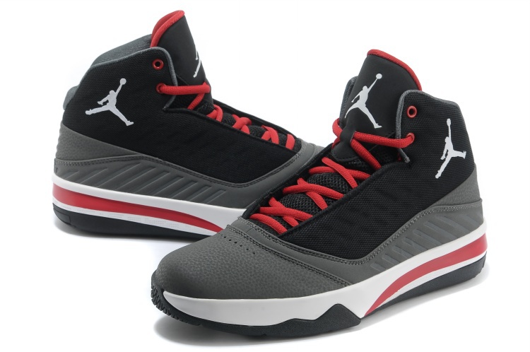 Jordan B`MO Black Grey Red White Shoes